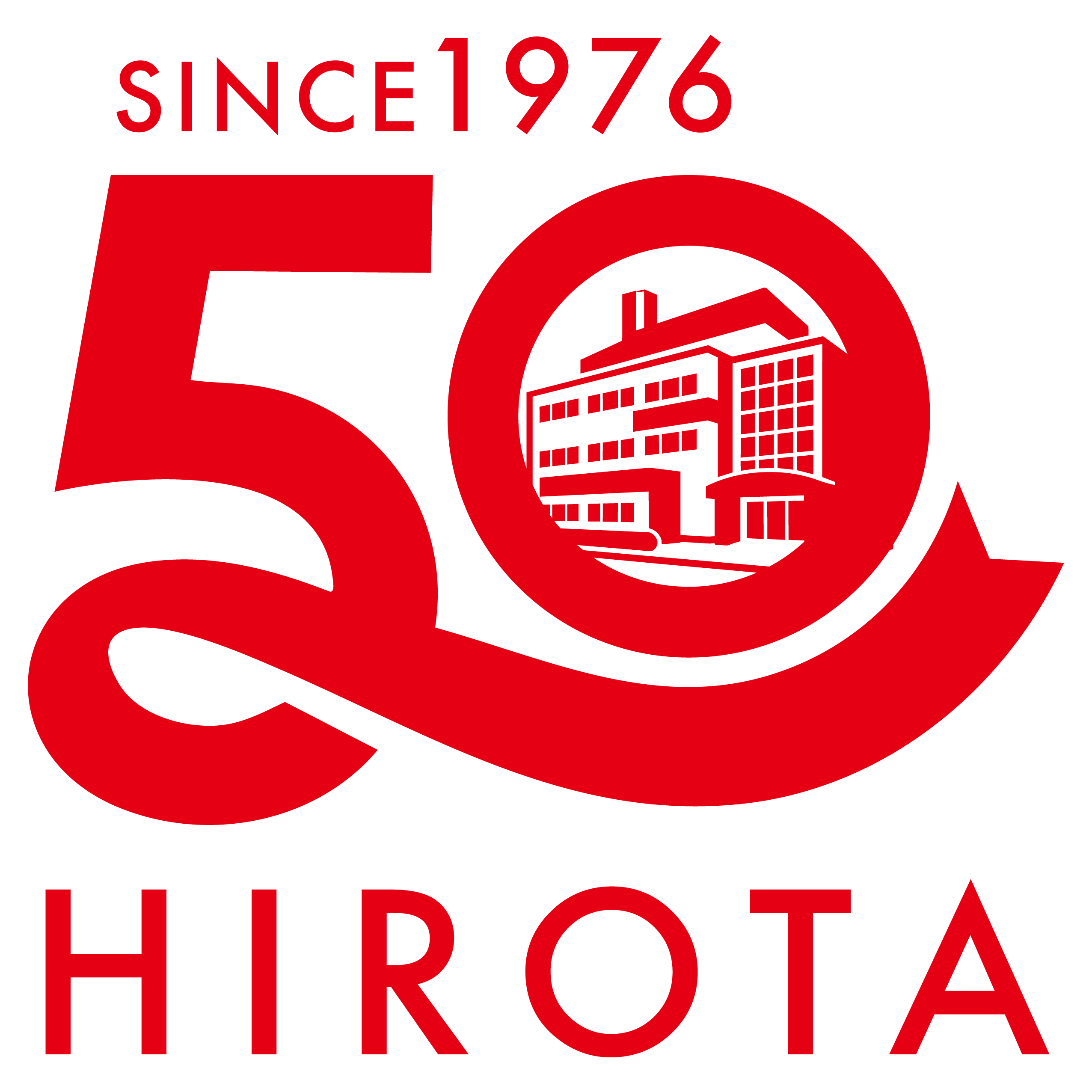 HIROTA 50th Anniversary Logo